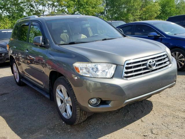 JTEES42A082022542 - 2008 TOYOTA HIGHLANDER GREEN photo 1