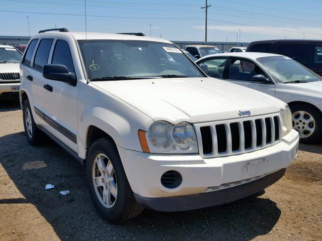 1J4GR48K25C589506 - 2005 JEEP GRAND CHER WHITE photo 1