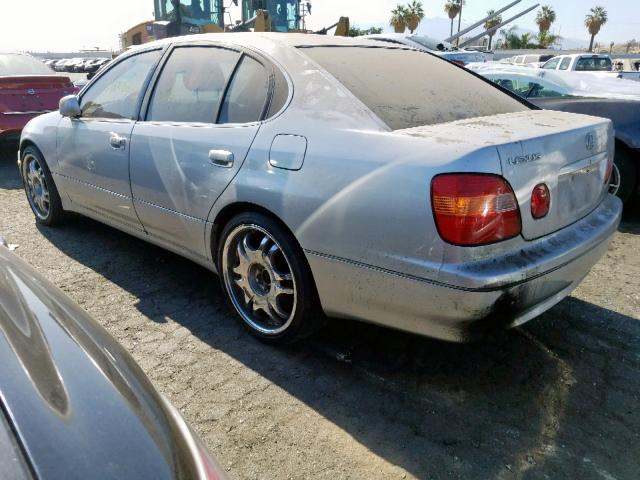 JT8BH68X8W0006612 - 1998 LEXUS GS 400 SILVER photo 3