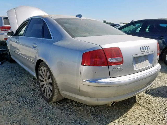 WAUML44E54N003133 - 2004 AUDI A8 L QUATT SILVER photo 3