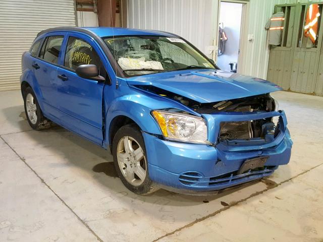 1B3HB48B88D697577 - 2008 DODGE CALIBER SX BLUE photo 1