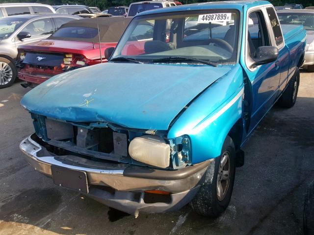 4F4CR16X9STM23620 - 1995 MAZDA B4000 CAB TURQUOISE photo 2