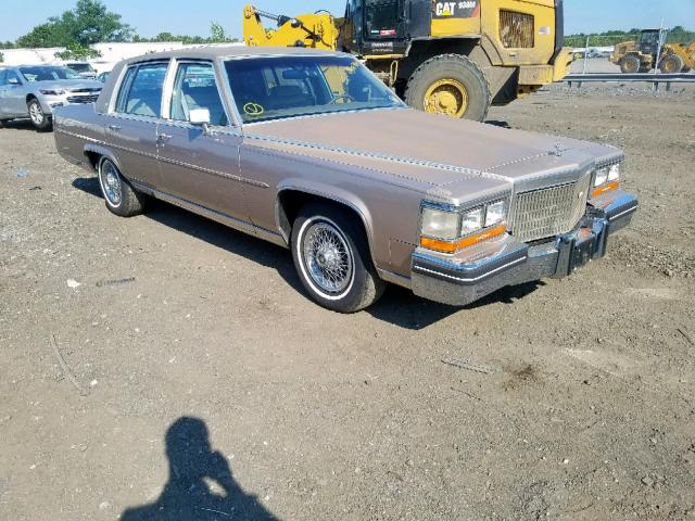 1G6DW69Y0G9736649 - 1986 CADILLAC FLEETWOOD GOLD photo 1