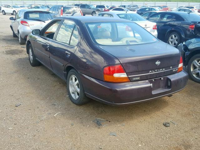 1N4DL01D5XC215558 - 1999 NISSAN ALTIMA XE MAROON photo 3