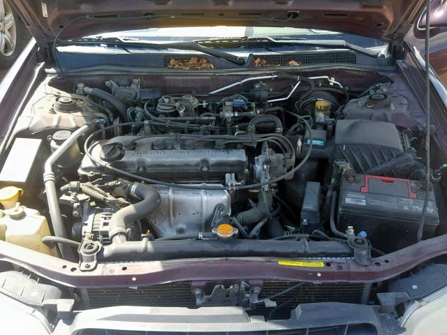 1N4DL01D5XC215558 - 1999 NISSAN ALTIMA XE MAROON photo 7