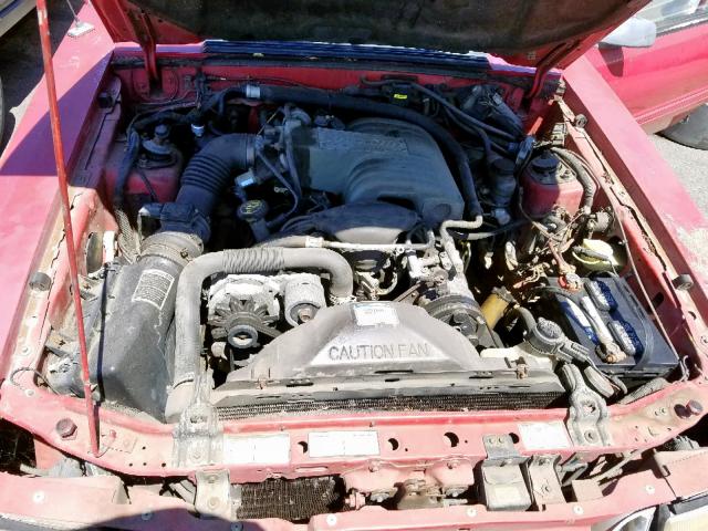 1FACP42E6LF211459 - 1990 FORD MUSTANG GT RED photo 7