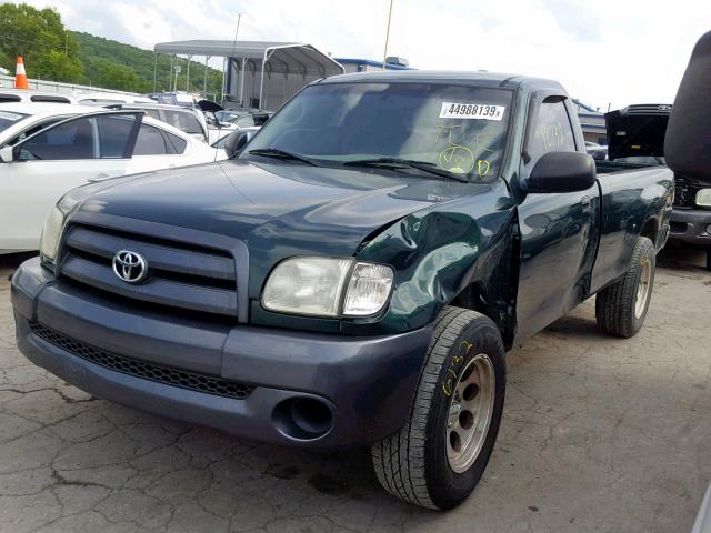 5TBJN321X3S369262 - 2003 TOYOTA TUNDRA GREEN photo 2