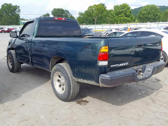 5TBJN321X3S369262 - 2003 TOYOTA TUNDRA GREEN photo 3