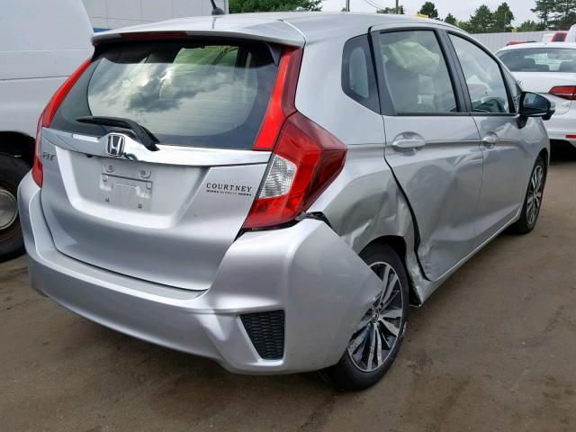 JHMGK5H79GX036518 - 2016 HONDA FIT EX SILVER photo 4