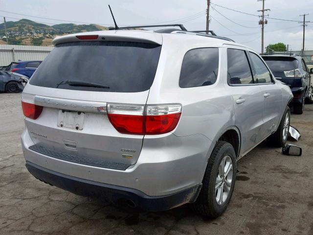 1C4RDJDG1CC153613 - 2012 DODGE DURANGO CR SILVER photo 4