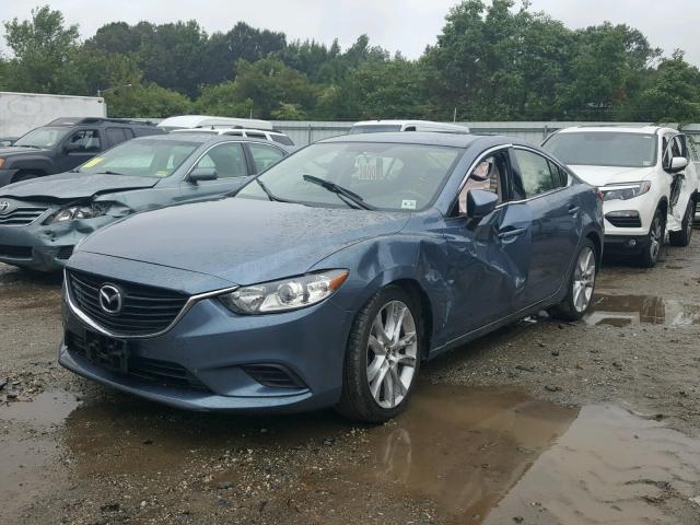 JM1GJ1V52G1472131 - 2016 MAZDA 6 TOURING BLUE photo 2