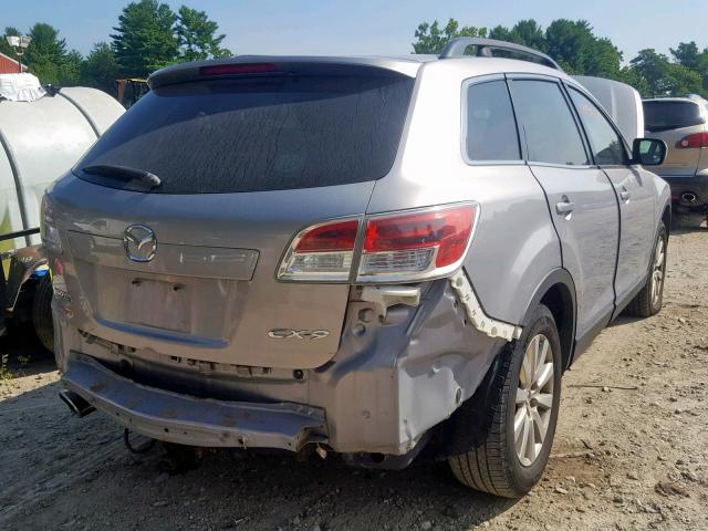 JM3TB38V180161534 - 2008 MAZDA CX-9 GRAY photo 4