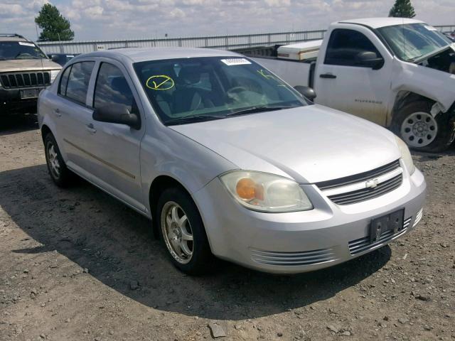 1G1AK54F257536501 - 2005 CHEVROLET COBALT SILVER photo 1