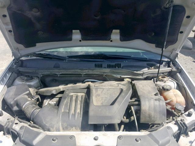 1G1AK54F257536501 - 2005 CHEVROLET COBALT SILVER photo 7