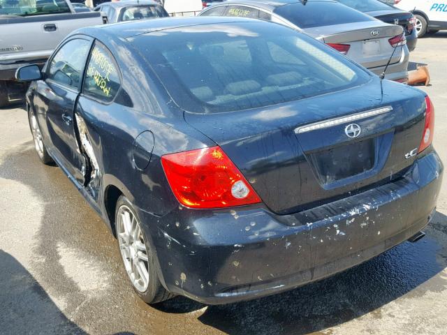 JTKDE177150048120 - 2005 TOYOTA SCION TC შავი ფოტო 3