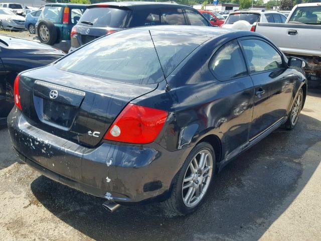 JTKDE177150048120 - 2005 TOYOTA SCION TC შავი ფოტო 4