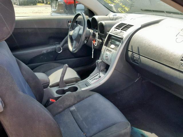 JTKDE177150048120 - 2005 TOYOTA SCION TC შავი ფოტო 5