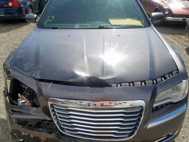 2C3CCARG7DH614124 - 2013 CHRYSLER 300 GRAY photo 7