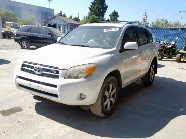 JTMBK34V965001668 - 2006 TOYOTA RAV4 LIMIT WHITE photo 2