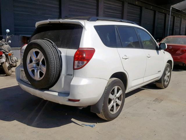 JTMBK34V965001668 - 2006 TOYOTA RAV4 LIMIT WHITE photo 4