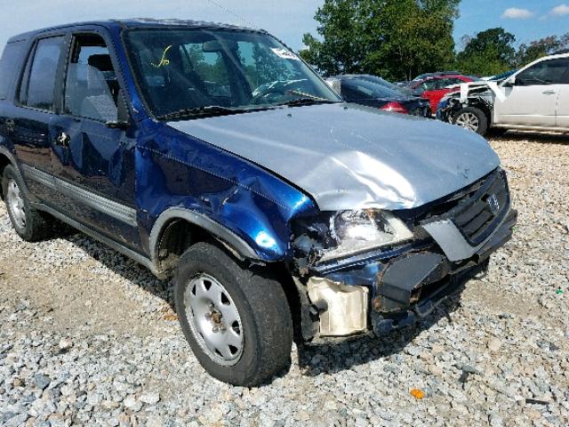 JHLRD1847VC019324 - 1997 HONDA CR-V LX BLUE photo 9