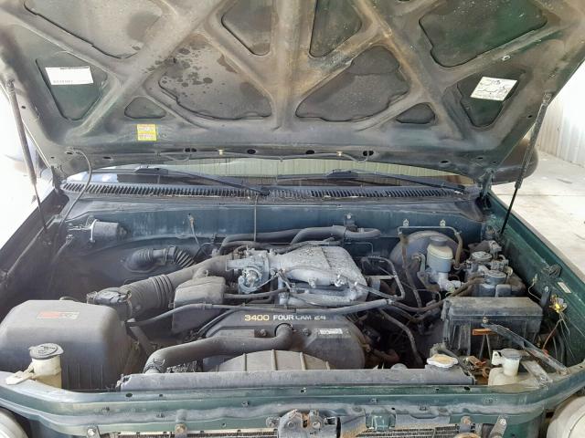 5TBJN3219YS007835 - 2000 TOYOTA TUNDRA GREEN photo 7