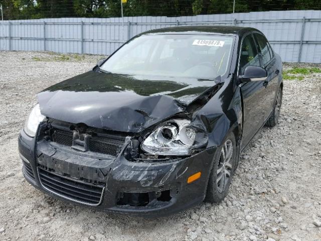 3VWST31K36M611774 - 2006 VOLKSWAGEN JETTA TDI BLACK photo 2