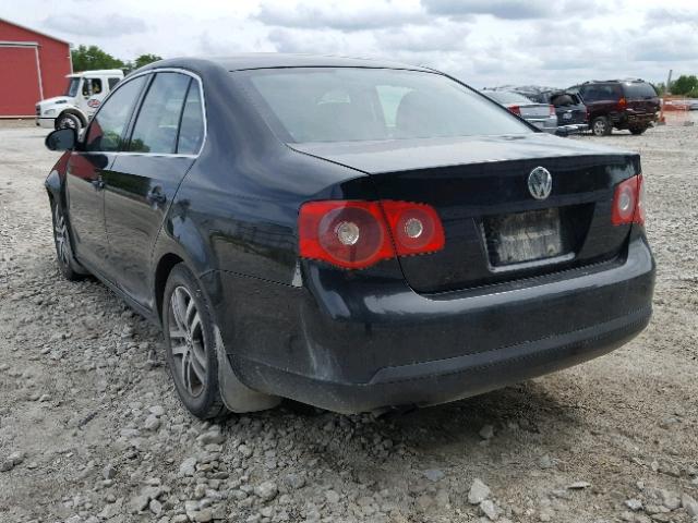 3VWST31K36M611774 - 2006 VOLKSWAGEN JETTA TDI BLACK photo 3