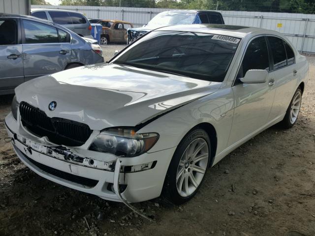 WBAHL83546DT05824 - 2006 BMW 750 I WHITE photo 2