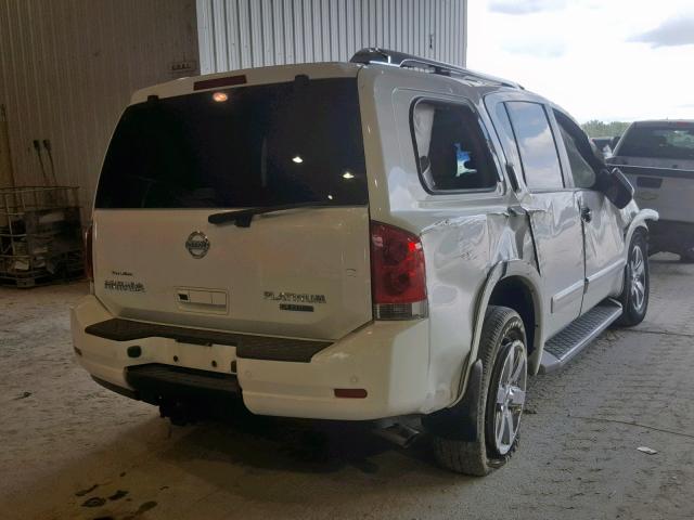 5N1BA0NF4DN609809 - 2013 NISSAN ARMADA PLA WHITE photo 4