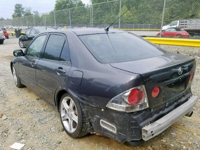 JTHBD182010029670 - 2001 LEXUS IS 300 GRAY photo 3