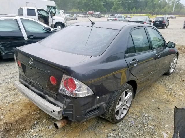 JTHBD182010029670 - 2001 LEXUS IS 300 GRAY photo 4