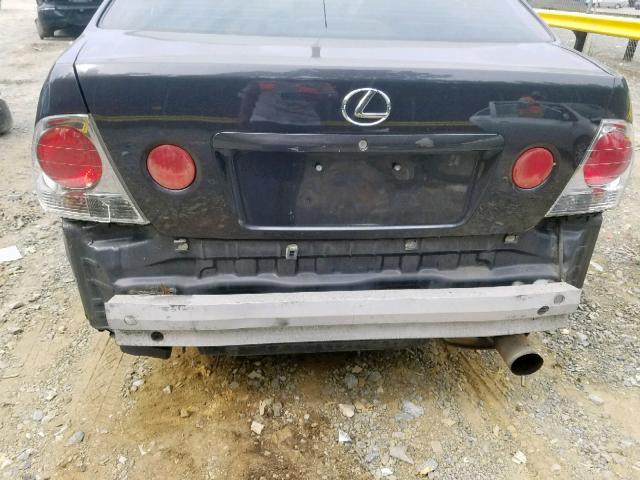 JTHBD182010029670 - 2001 LEXUS IS 300 GRAY photo 9