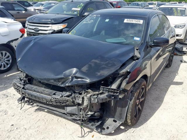 1HGCR2F84DA117982 - 2013 HONDA ACCORD EXL BLACK photo 2