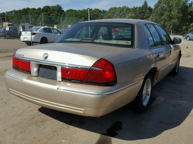 2MEFM75W0YX623523 - 2000 MERCURY GRAND MARQ GOLD photo 4