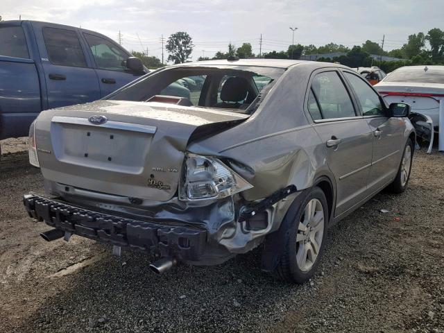 3FAHP08109R168106 - 2009 FORD FUSION SEL GRAY photo 4