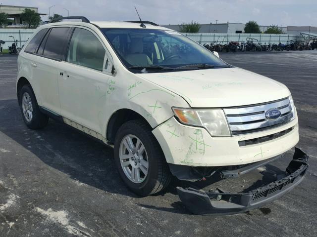 2FMDK38C28BA44728 - 2008 FORD EDGE SEL CREAM photo 1