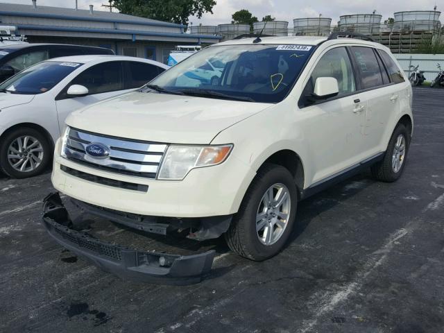 2FMDK38C28BA44728 - 2008 FORD EDGE SEL CREAM photo 2