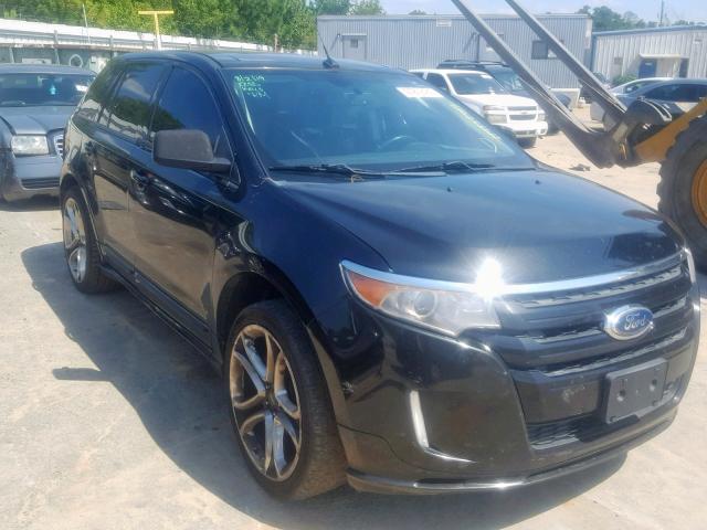 2FMDK3AK1BBA45068 - 2011 FORD EDGE SPORT BLACK photo 1