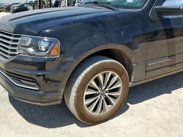 5LMJJ2HT1HEL01752 - 2017 LINCOLN NAVIGATOR BLACK photo 9