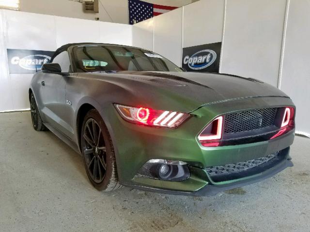 1FATP8FF5H5313522 - 2017 FORD MUSTANG GT GREEN photo 1