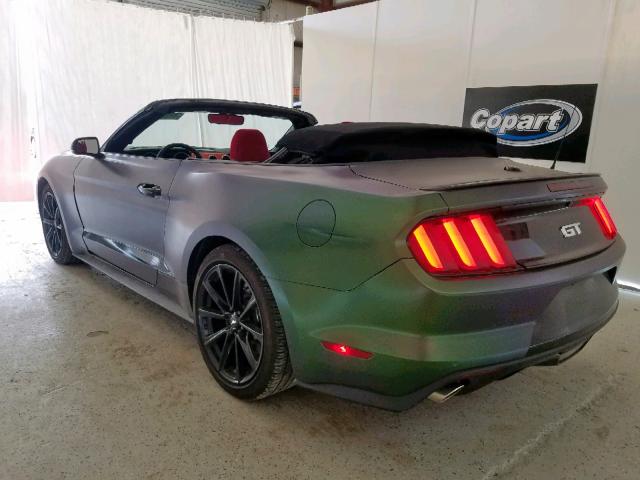 1FATP8FF5H5313522 - 2017 FORD MUSTANG GT GREEN photo 3