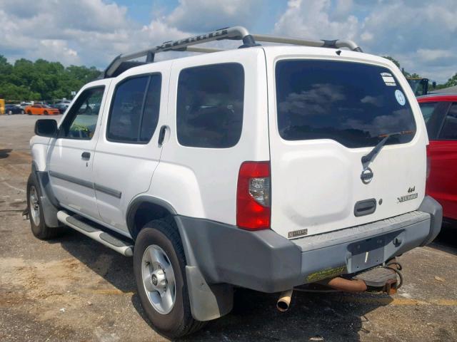 5N1ED28YX2C542638 - 2002 NISSAN XTERRA XE WHITE photo 3