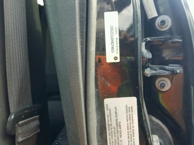 1C4NJCBA9FD325807 - 2015 JEEP COMPASS SP შავი ფოტო 10