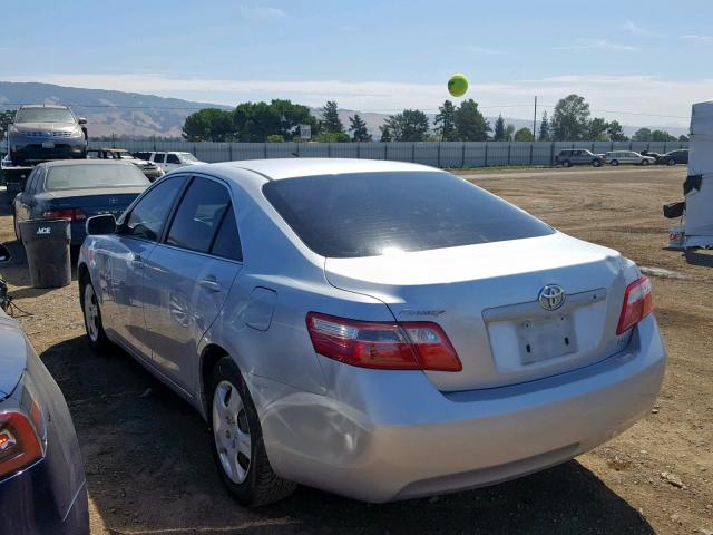 4T1BE46K17U151535 - 2007 TOYOTA CAMRY NEW SILVER photo 3