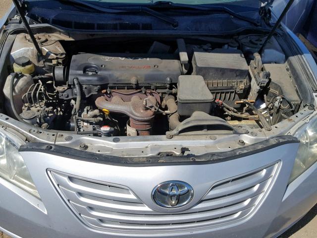 4T1BE46K17U151535 - 2007 TOYOTA CAMRY NEW SILVER photo 7