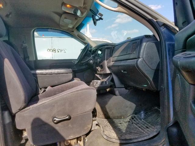 3D7KU26C64G198715 - 2004 DODGE RAM 2500 S ლურჯი ფოტო 5