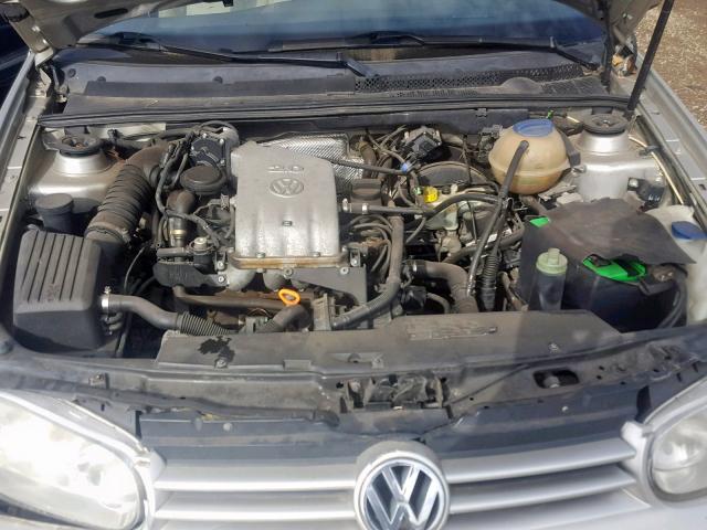 3VWDC21V81M802936 - 2001 VOLKSWAGEN CABRIO GLX SILVER photo 7