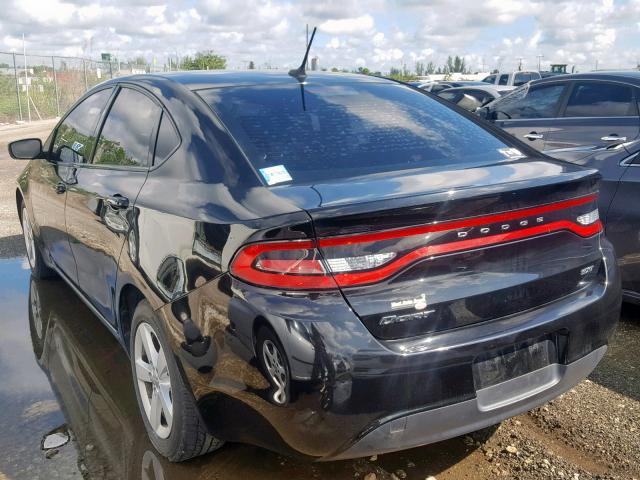 1C3CDFBB7FD180165 - 2015 DODGE DART SXT BLACK photo 3