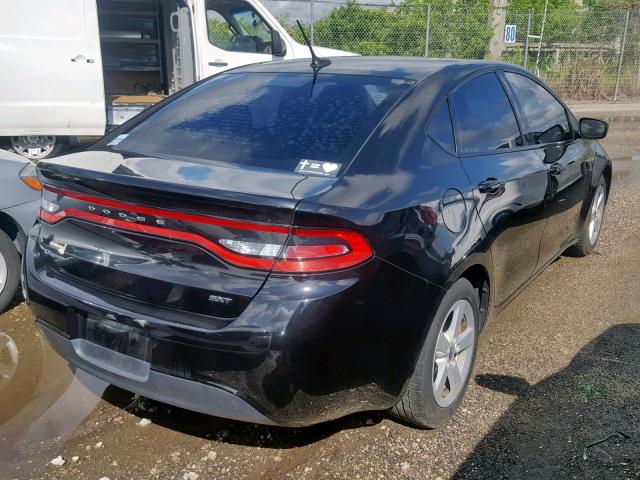 1C3CDFBB7FD180165 - 2015 DODGE DART SXT BLACK photo 4